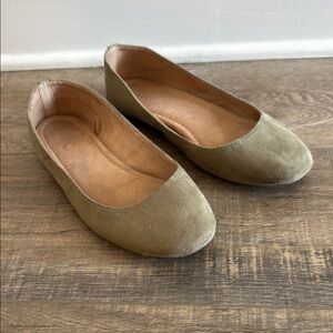 Olive Green Old Navy Women's Ballet Flats